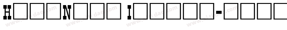 HighNoon Italic字体转换
